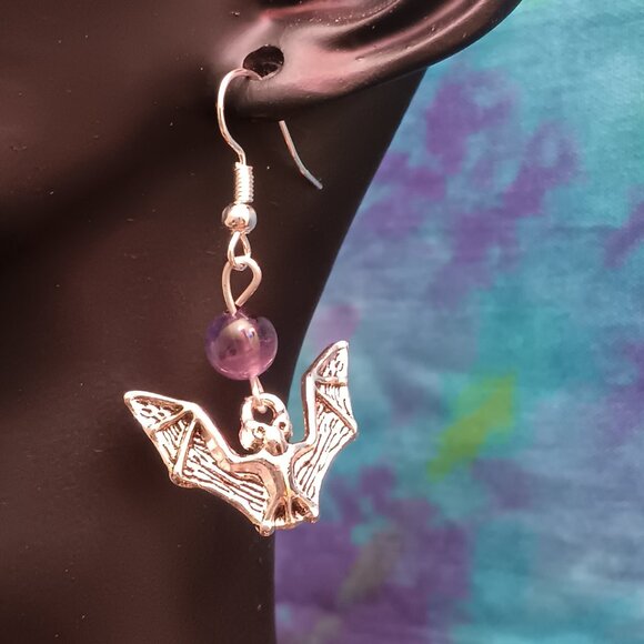 Handmade Halloween Gemstone Jewelry Set - Picture 9 of 11